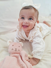 Bear Lovey - Blush with Milk Ears