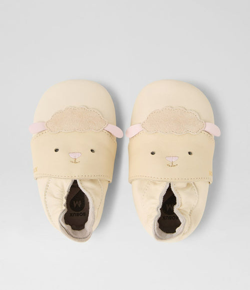 Bobux Soft Soles - Binky Sheep White Swan