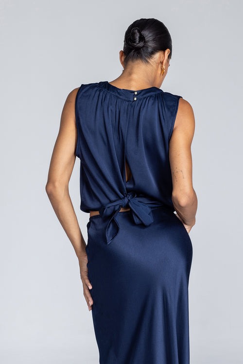 Exuberance Top - Navy