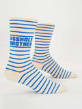 Mens Crew Socks - Asshole Brother