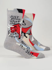 Mens Socks - WTF My Way Through