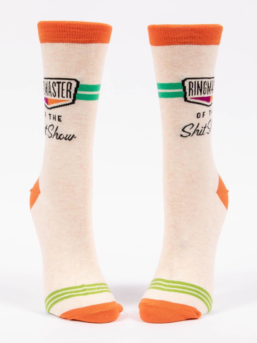 Womens  Crew Socks - Ringmaster of the Shit Show