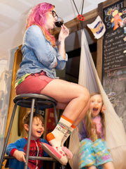 Womens  Crew Socks - Ringmaster of the Shit Show