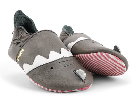 Bobux Soft Soles Fin - Charcoal
