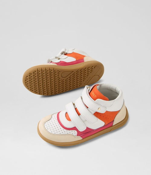 Bobux Step Up Harley - Rad Raspberry-Nasturtium Was $115 Now
