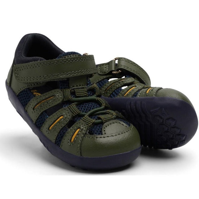 Bobux Summit - Forest & Navy Last sizes Was $80 Now