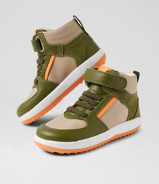 Bobux Topspin - Sea Kelp-Woodash Last Sizes Was $125 Now
