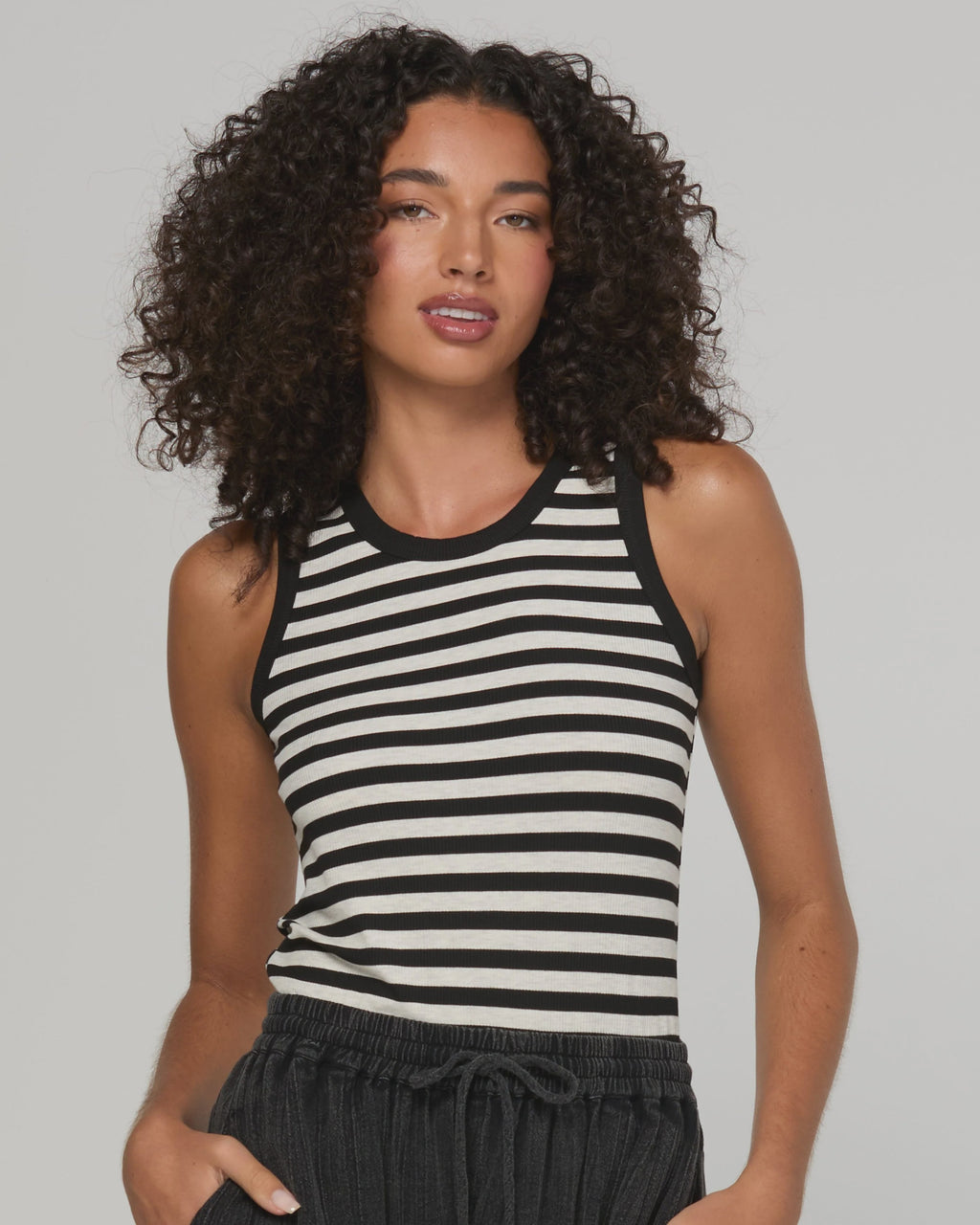Bellissimo Tank Black/White