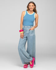 Bellissimo Tank Top - Dusty Blue