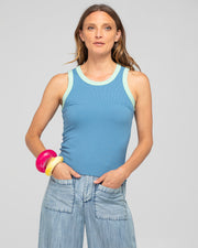 Bellissimo Tank Top - Dusty Blue
