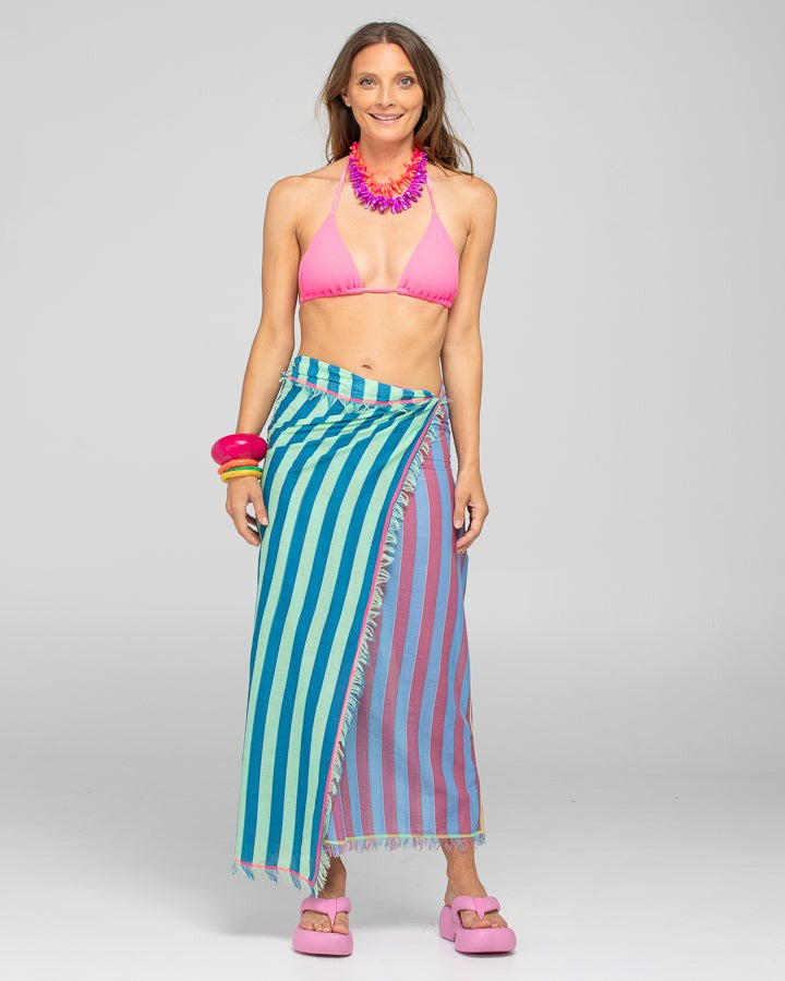 Boom Shankar Sarong - Capri Blue Was $99 NOW