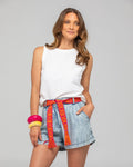 Izzy Belt - Fiore/Tangerine