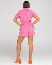 Brazil Shirt - Broderie Pink Last One Was $197 Now