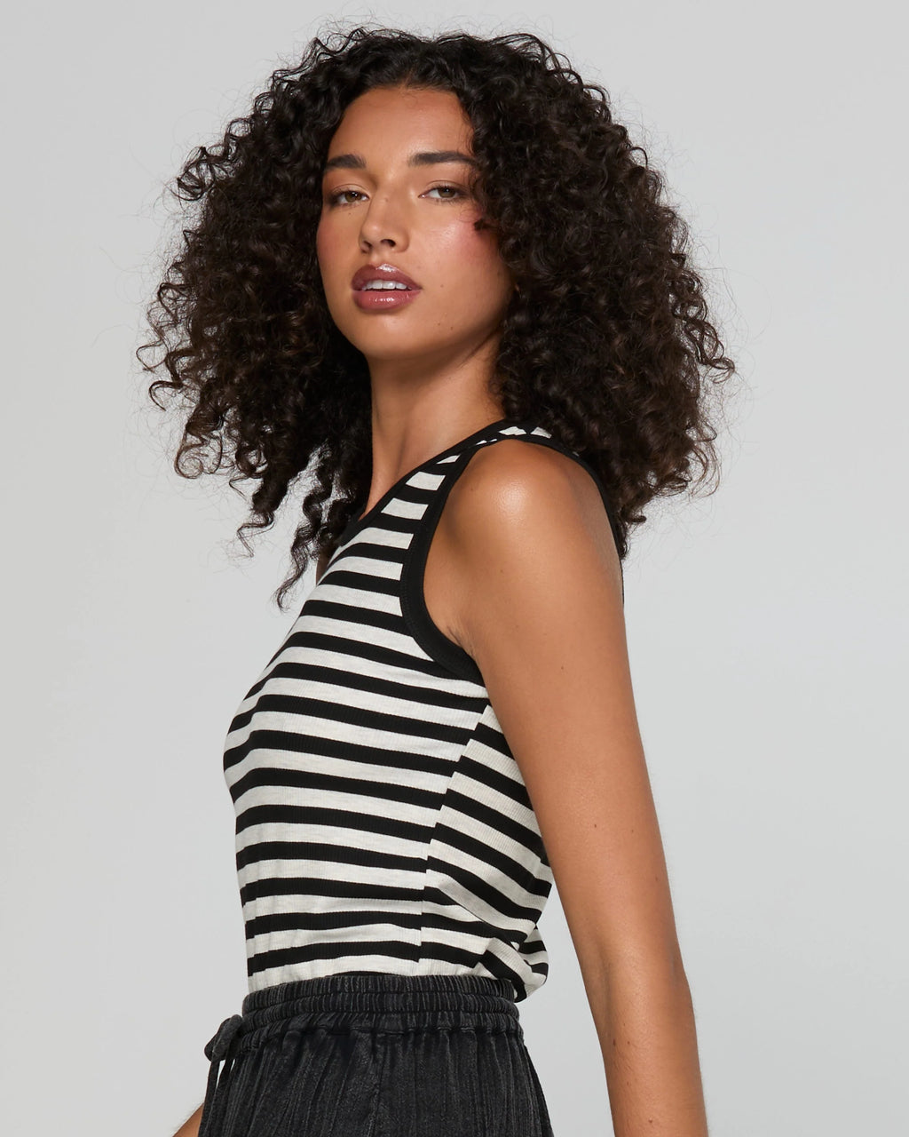 Bellissimo Tank Black/White