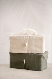 Linen Tissue Box Cover