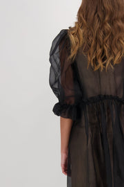 Briarwood Celine Silk Dress - Khaki