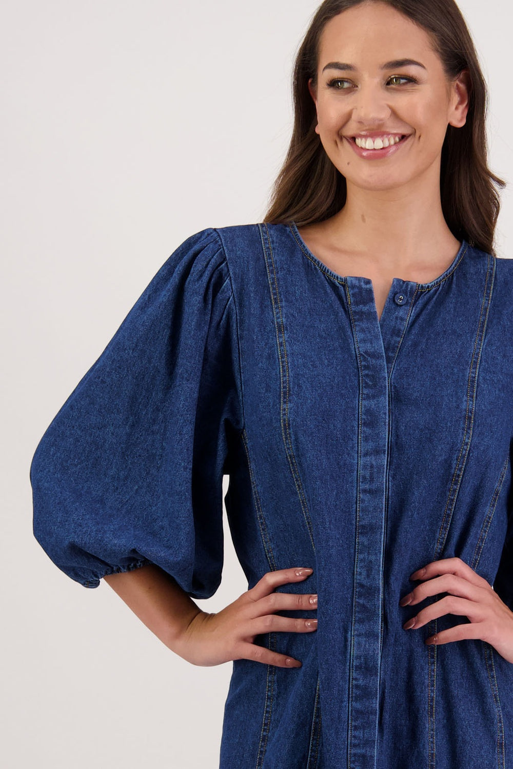 Briarwood Rafferty Dress - Denim Was $369 Now