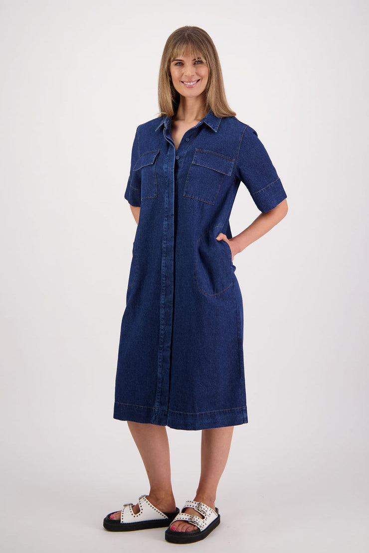 Sutton Dress - Denim