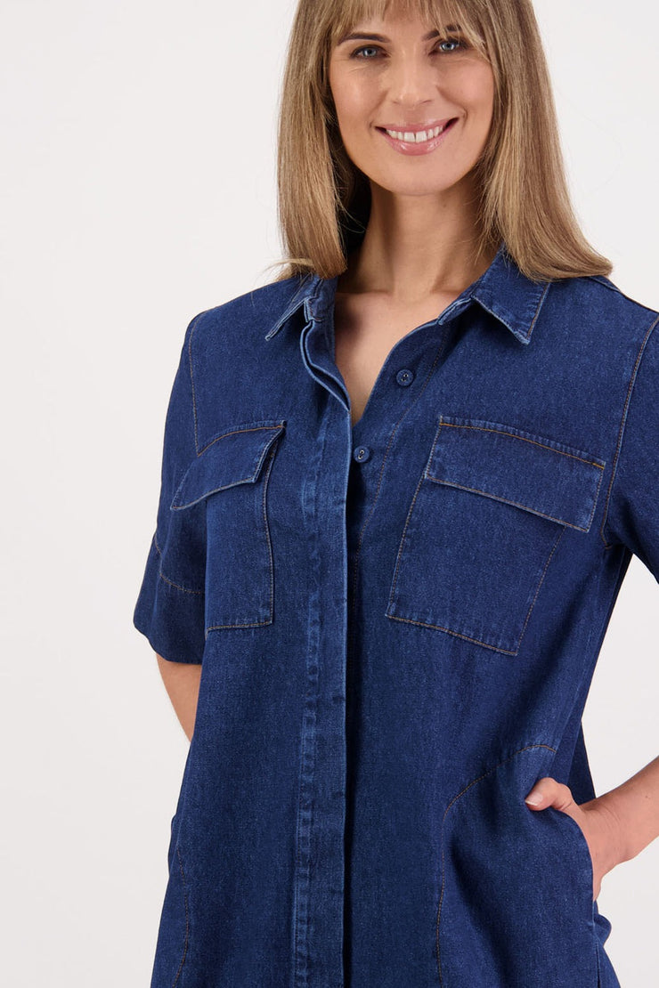 Sutton Dress - Denim