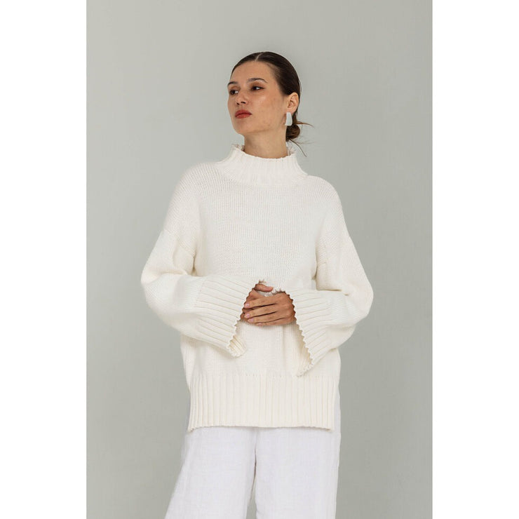 Bring It Back Jumper - White