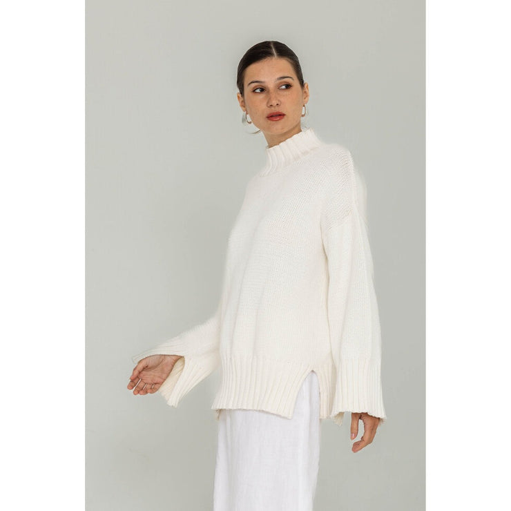 Bring It Back Jumper - White