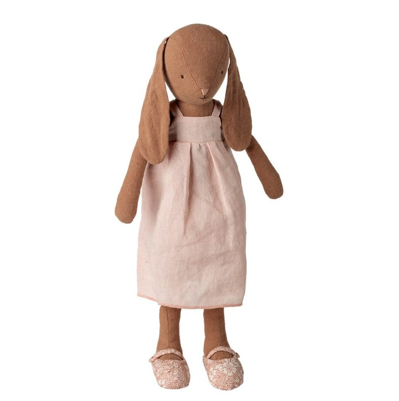 Maileg Bunny Size 3 - Chocolate w Dress & Shoes