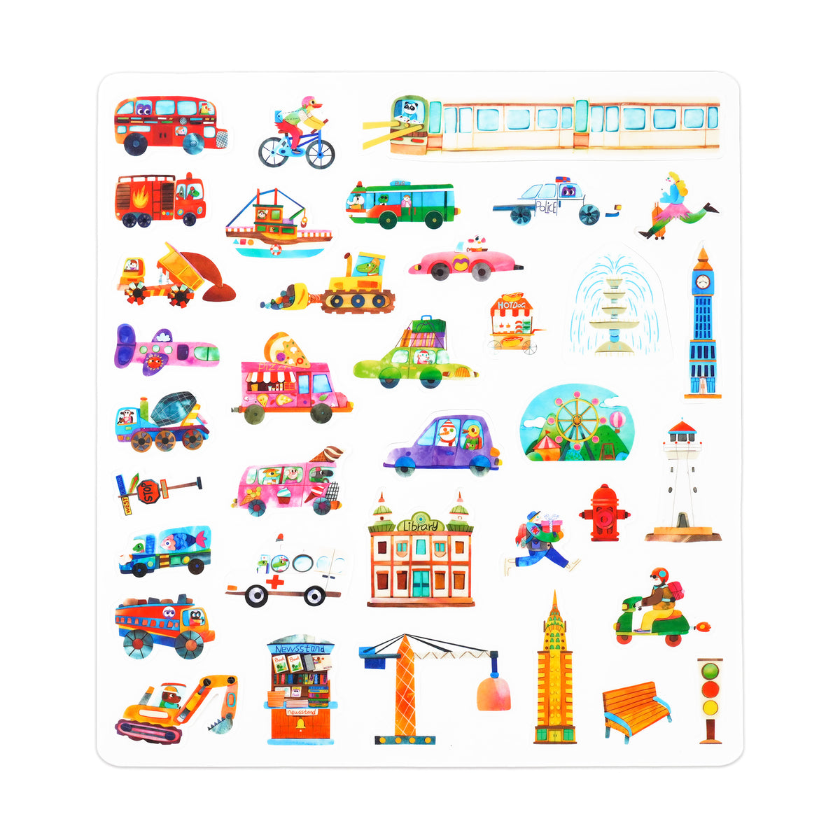 Jelly Stickers - Assorted