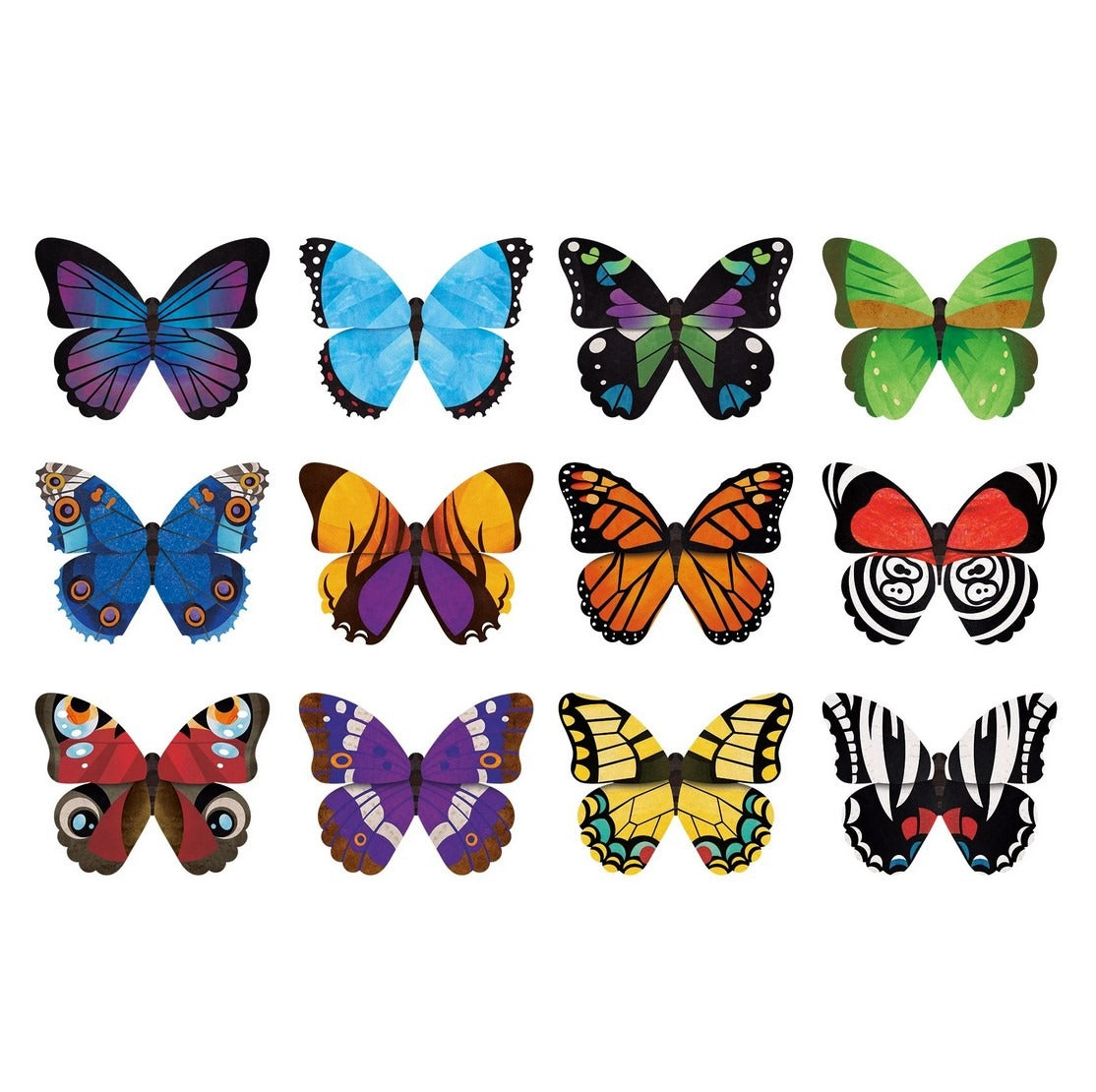 Butterflies Shaped Memory Match Game