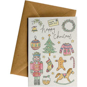 Happy Christmas Toys Card