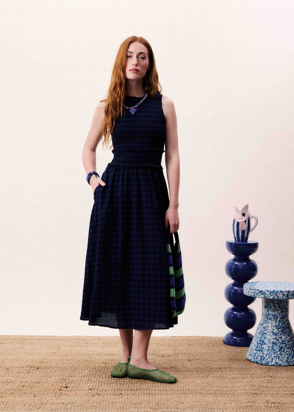 Saquarema Dress - Bleu Marine
