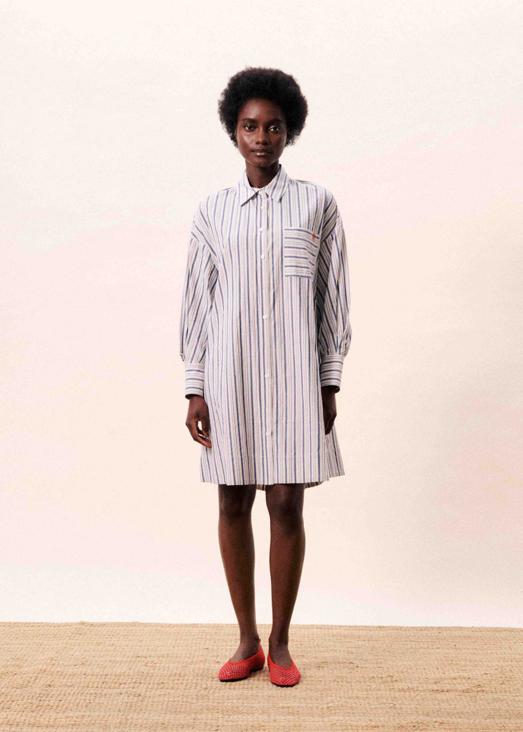 Moana Dress Blue Jean