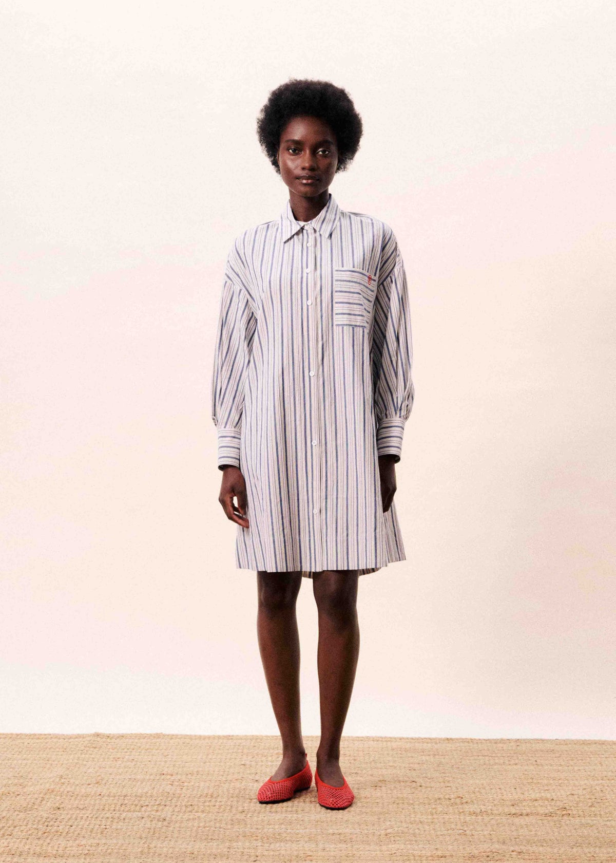 Moana Dress Blue Jean