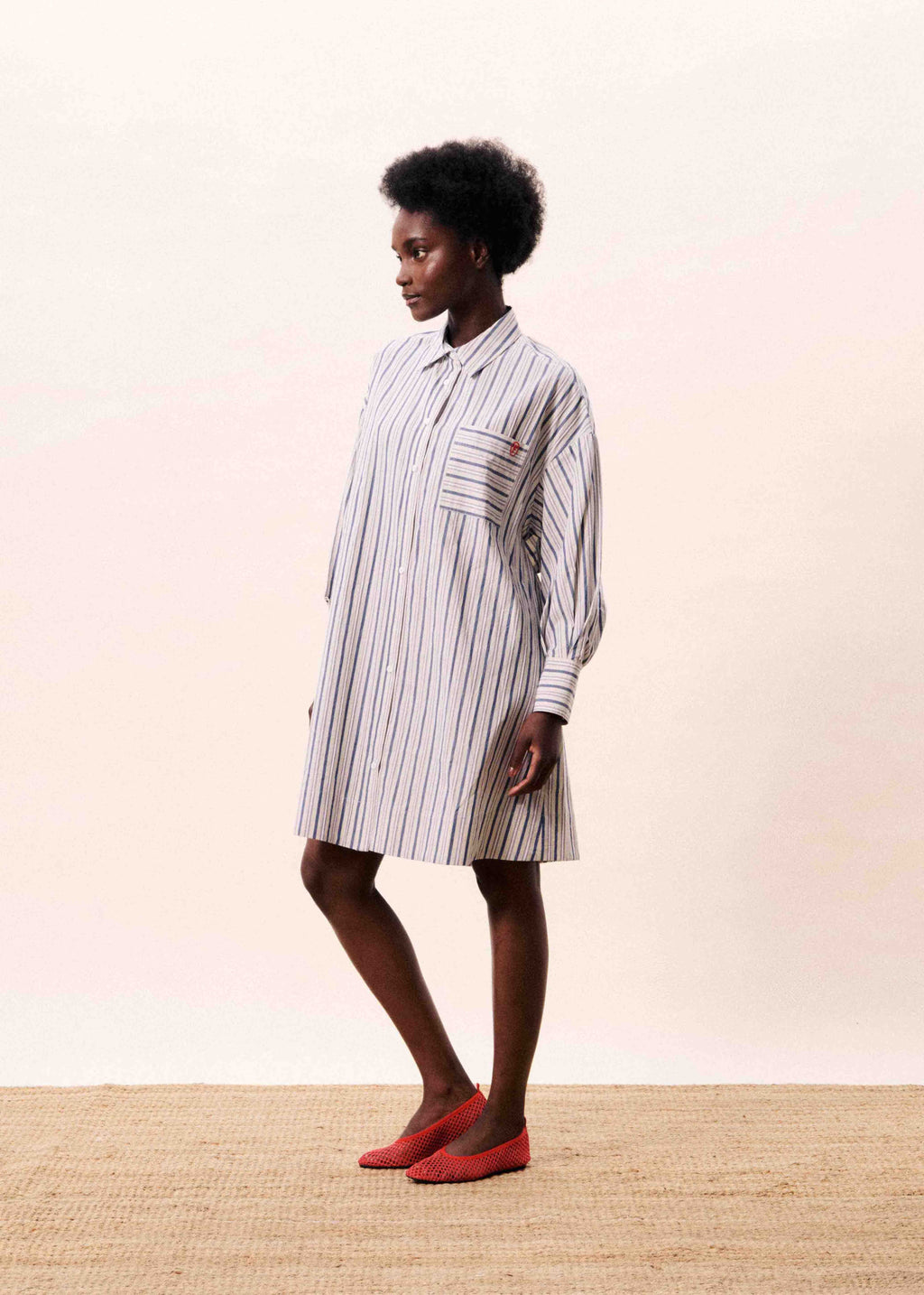 Moana Dress Blue Jean