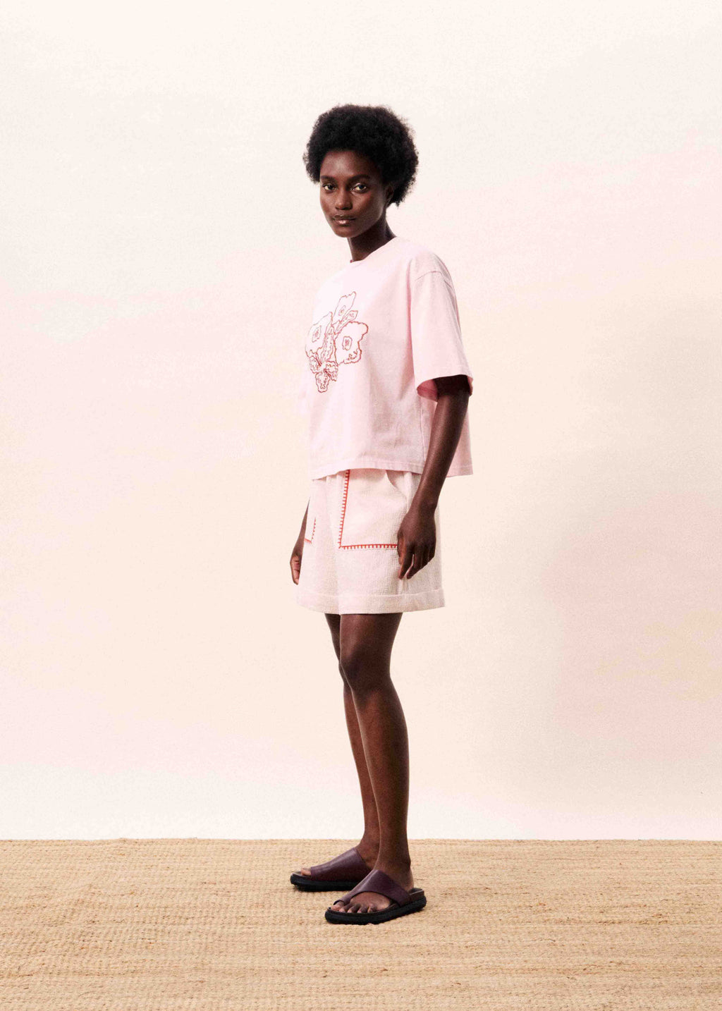 Lolite T Shirt - Rose Pale