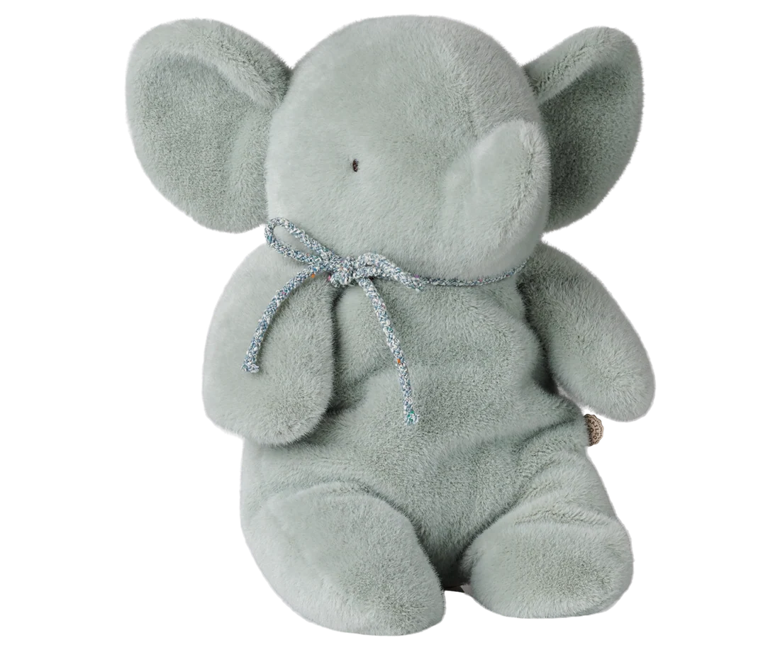 Maileg Elephant Plush - Medium Soft Mint