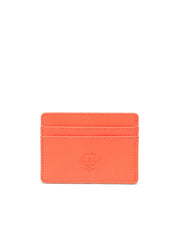 Charlie Cardholder Vegan Leather - Tangerine Tango
