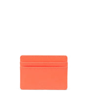 Charlie Cardholder Vegan Leather - Tangerine Tango