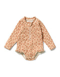 Checkerberry Long Sleeved Swimsuits