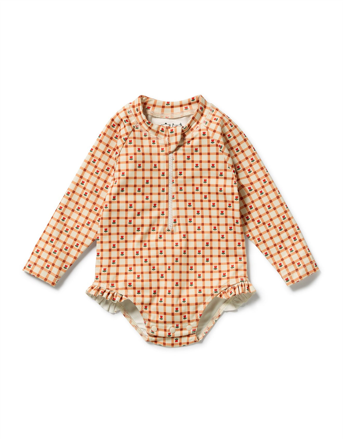 Checkerberry Long Sleeved Swimsuits