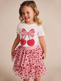 Cherry Pie Tee - White Was $60 Now