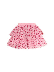 Cherry Pie Tulle Skirt - Apricot