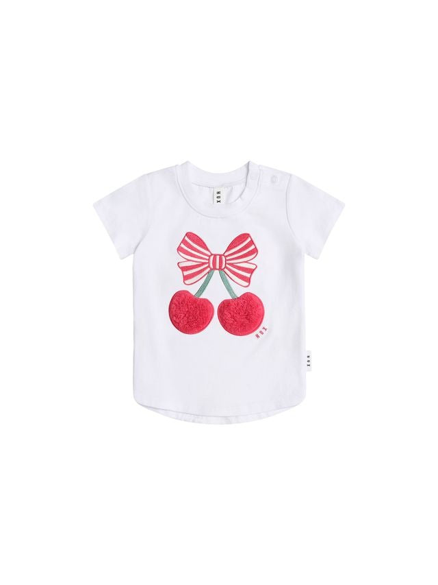 Cherry Pie Tee - White