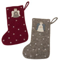 Christmas 25 Stocking - Angel Natural