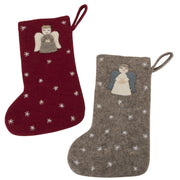 Christmas 25 Stocking - Angel Natural