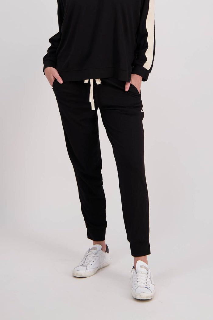 Briarwood Claudia Pants - Black/White Last One