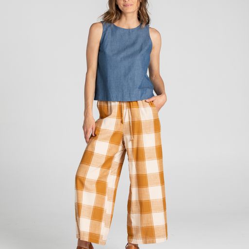Clove Pant - Ginger Check Was $239 Now