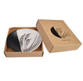 Coastal ToeToe Dipped Black on White - 10cm Bowl