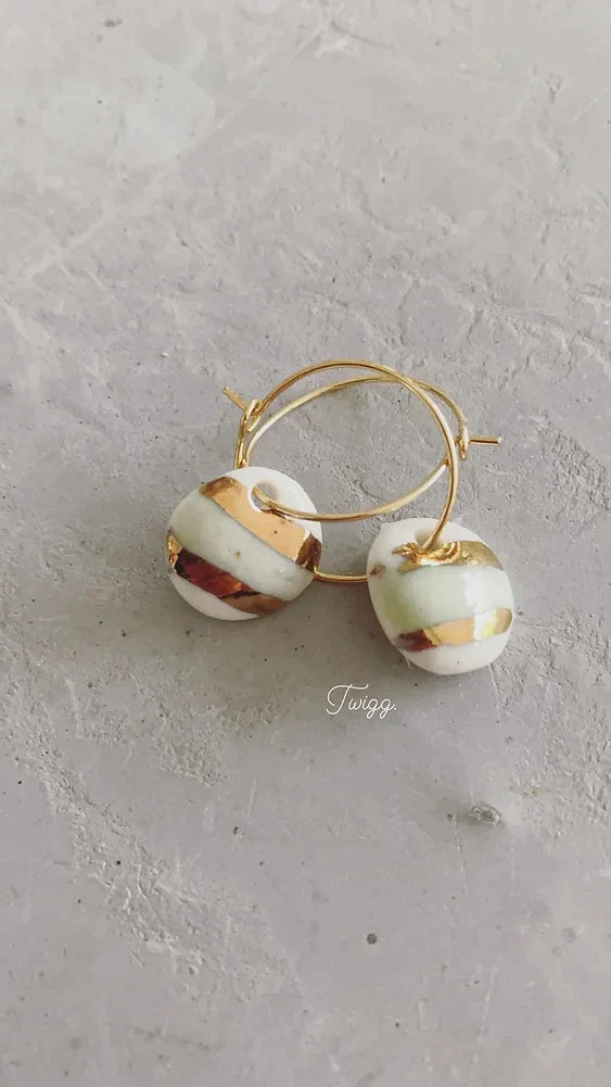 Porcelain Earrings - Coastal