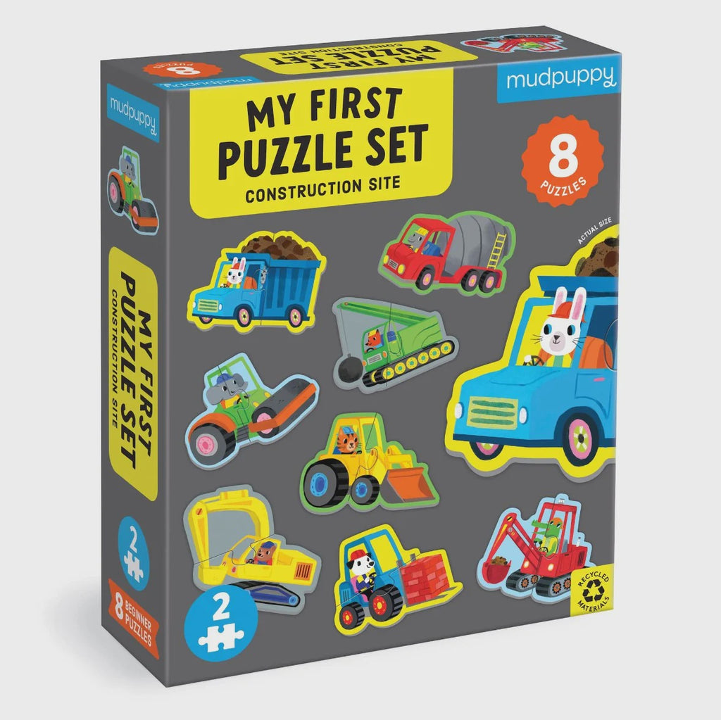 My First Puzzle Set - Construction Site 2 Piece Puzzle Box