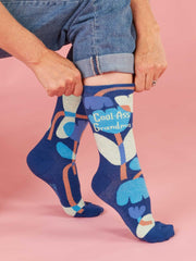 Womens Crew Socks - Cool Ass Grandma